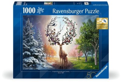 Ravensburger Merchandising: Puzzle 1000 Teile - 50th Anniversary - Der Zauberhirsch 