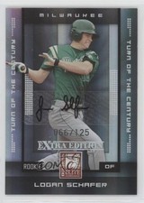 2008 Donruss Elite Extra Edition Turn of the Century /125 Logan Schafer Auto 0c2