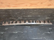 International Harvester Metal Emblem/ Badge From Truck/Tractor 22" Vintage