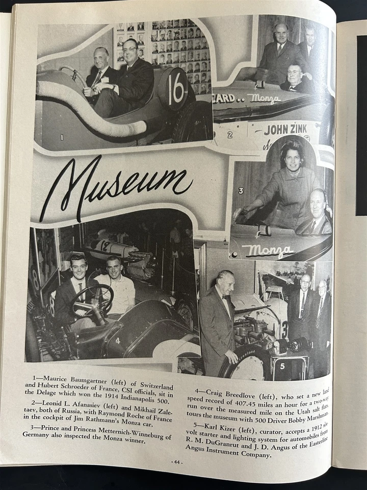 1964 INDIANAPOLIS 500 SPEEDWAY Official Program INDY 500 44th ANNUAL AJ Foyt - Image 3 of 4