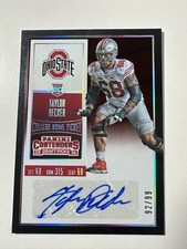 2016 Panini Contenders Draft Picks Taylor Decker College Bowl Ticket Auto /99 RC