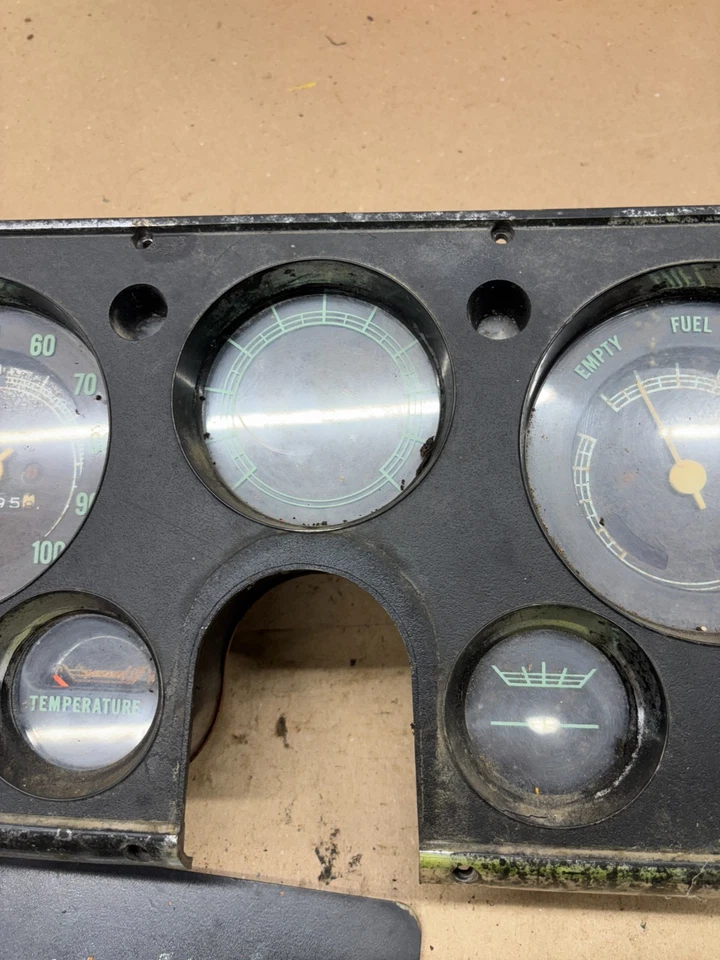 72 68 1969 1970 K10 C10 Chevrolet GMC Camión Blazer Velocímetro Calibre Cluster #3 Foto 3 de 4