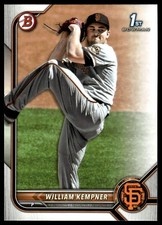 2022 Bowman Draft #BD-3 William Kempner
