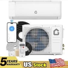 24000 BTU Ductless Mini Split Air Conditioner ,Heat Pump AC 230V w/Kit ,Remote