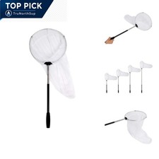 Insect Butterfly Net 12 inch ring 24 inch deep telescopic handle 59 inches