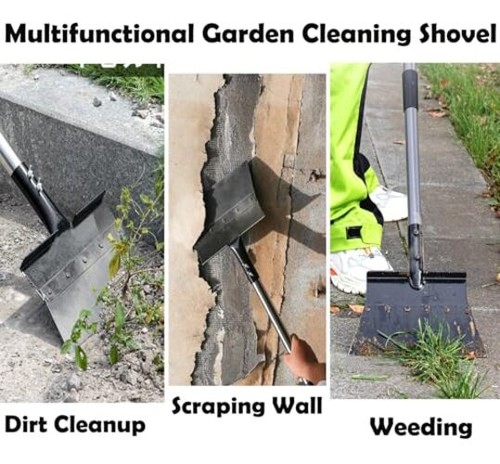  Long Handle Multifunctional Cleaning Scraper Shovel,Heavy Duty Garden Tool  - Picture 6 of 6