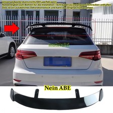 Für AUDI A3 Sportback 8VA 1.0 1.2 1.4 1.5 1.6 Universal Dachspoiler Dachflügel