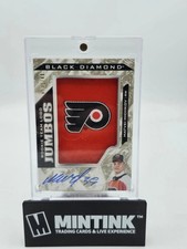 2024-25 UD Black Diamond Matvei Michkov Rookie Team Logo Jumbos Auto /49