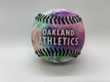 Oakland A’s Tie Dye Color Blast Baseball