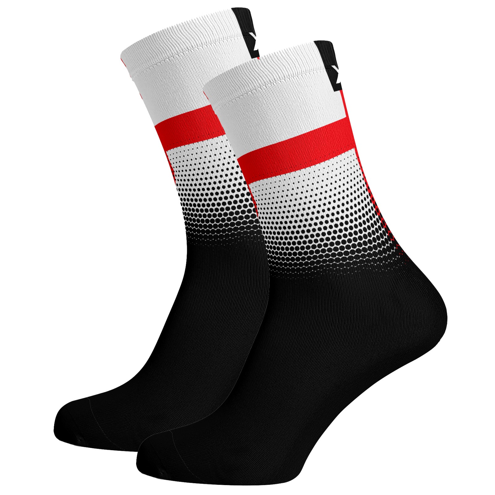 Sox Footwear England Flag Black Premium Crew Socks Medium UK 4-7