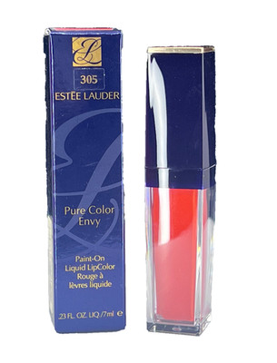 Estée Lauder Pure Color Envy Lipstick #305 Patently Peach 0.23 oz NIB