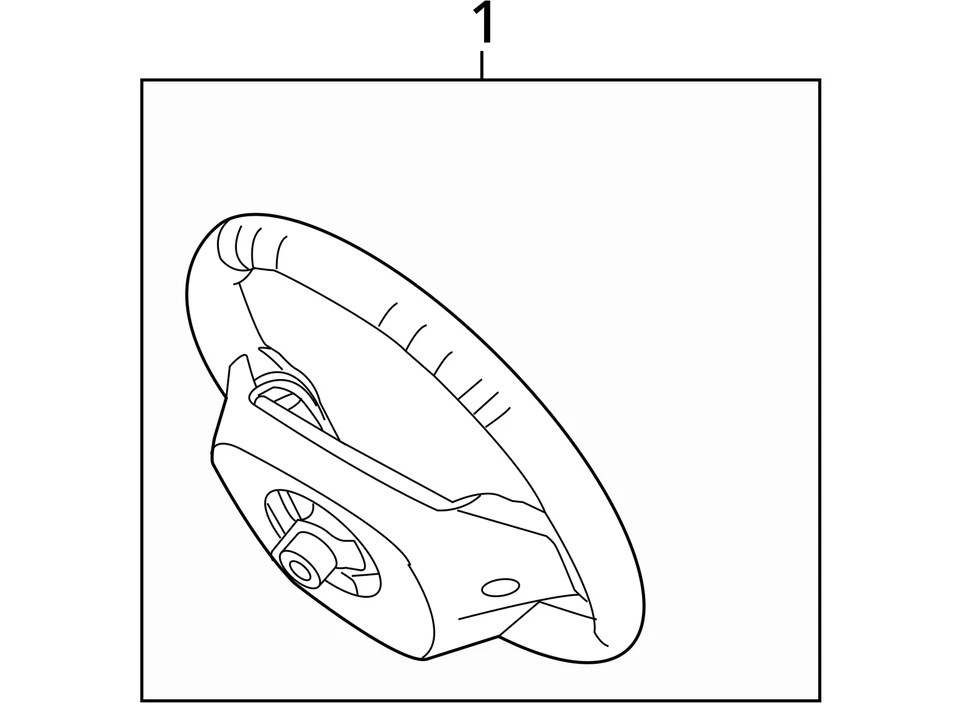 SE ADAPTA A FORD FIESTA 2011-2013 RUEDA ASY - DIRECCIÓN BE8Z3600CA - NUEVO OEM BE8Z3600CA Foto 3 de 3