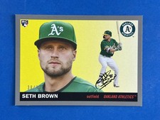 2020 Topps Archives Silver #13 Seth Brown Oakland Athletics #/99