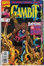 Gambit #2 Vol. 1 Marvel Comics 1997 Direct Edition VF/NM Sleeve & Board