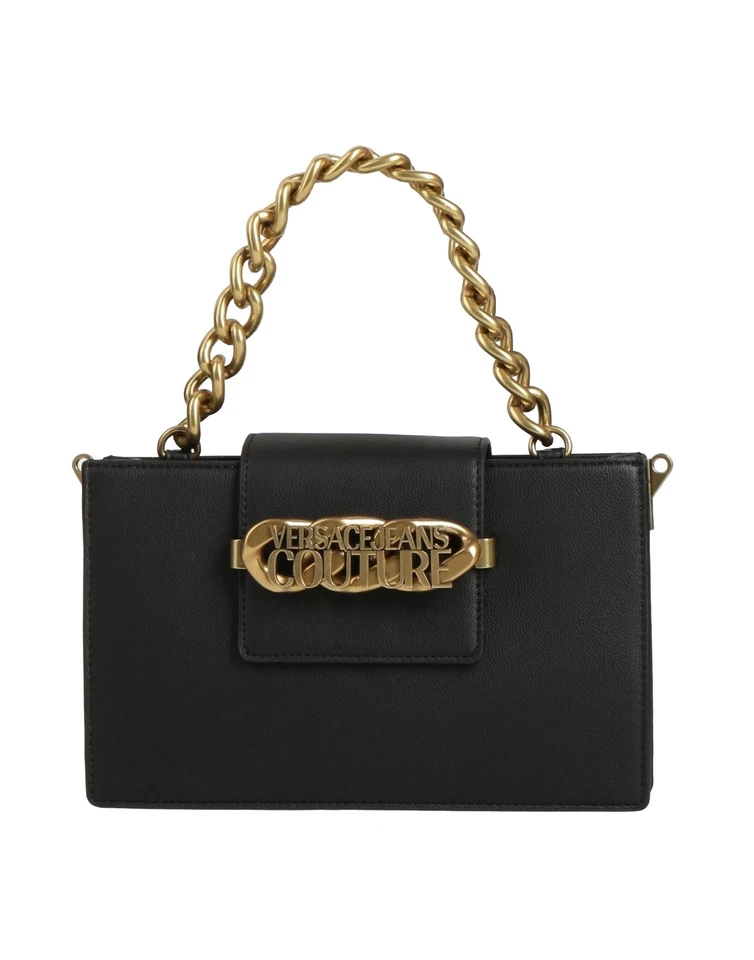 RRP€222 VERSACE JEANS COUTURE Handbag Logo Chain Handle Detachable Strap - Image 2 of 4