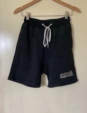 YOUTH CARRE  BLACK COTTON DRAWSTRING SHORTS SIZE XS