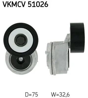 Für SKF VKMCV 51026 Tensioner Pulley, V-ribbed belt VKMCV 51026 Multi-V belt te - Bild 2