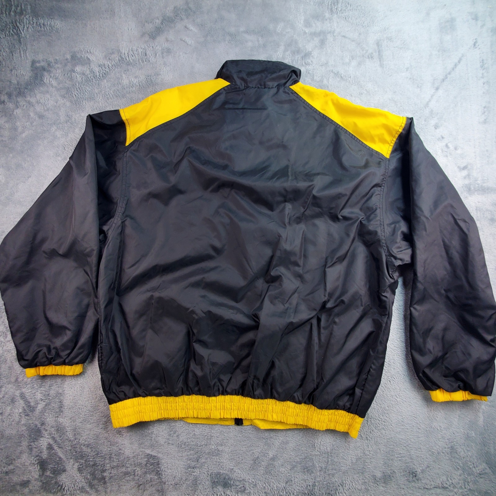  Checkered Flag Sports Nascar Kenseth #17 Zip Up Racing Jacket Lg Black/Yellow 