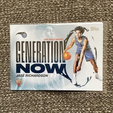 Topps 2025-26 Jase Richardson Rookie GN-25 Orlando Magic NBA Generation Now