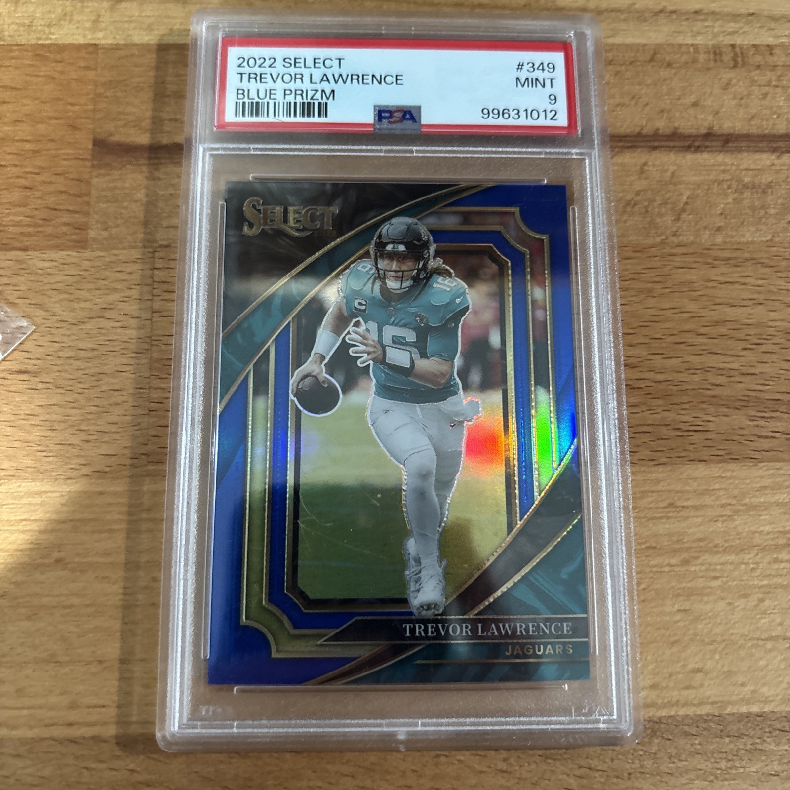 2022 Panini Select - Suite Level Trevor Lawrence #349 Blue Prizm /99