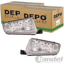 2X DEPO H3 H7 PY21W W5W PHARE CHROMÉ NOIR Compatible Avec SKODA FABIA