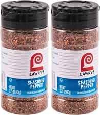 (Free Duty Tax) Lawry's Pepper Seasoning Course Ground, 2.25 Oz (Pack of 2)