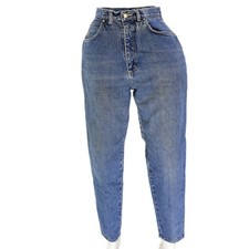 80s Vintage P.S. Gitano High Waist Medium Stone Wash Jeans Womens 6 Tapered S/M