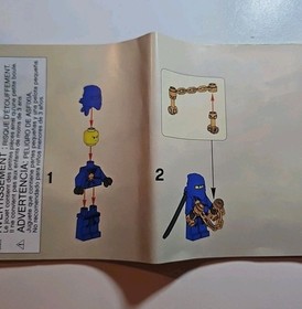 Lego Ninjago 2259 Skull Motorbike Instruction Manual Booklet Only 2011