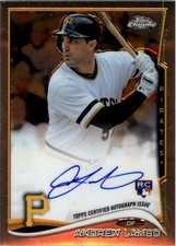 2014 Topps Chrome Rookie Autographs #209 Andrew Lambo Auto - BB