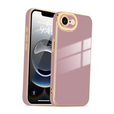  Designed for Case Cute, Luxury Plating Cover for Women iPhone 17e/16e Purple