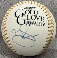 Grady Sizemore Cleveland Indians Signed Gold Glove Baseball COA