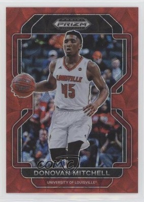 2022-23 Panini Prizm Draft Picks Choice Red 16/88 Donovan Mitchell #15 7rv