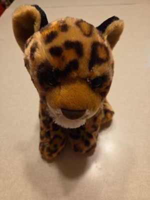Wild Republic Plush 10'' Leopard Cat Brown Spotted