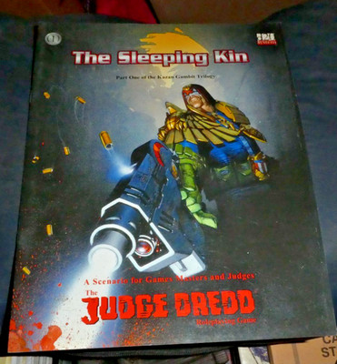 The Sleeping Kin Kazan Gambit Judge Dredd Roleplaying D20 MGP 7007 2000 AD