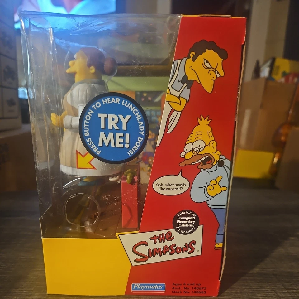 Los Simpson Springfield Elementary Cafetería Almuerzo Lady Doris WOS NUEVO SELLADO Foto 4 de 4