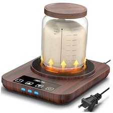 Electric Sourdough Starter Warmer, Upgrade Warming Heating Pad Mat Wood Grain