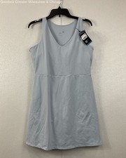 NWT Gap Fit Light Blue Active Tank Dress Women's SZ L