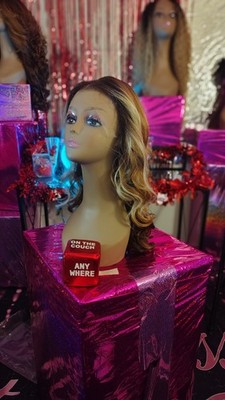 Carmel Swirl 18''HD Lace Middle-Part Wig 