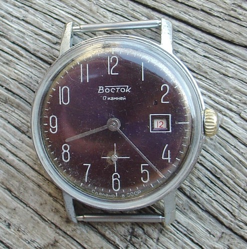 VINTAGE BIG SOVIET VOSTOK 2605 watch Calendar SERVICED - Bild 1 von 17