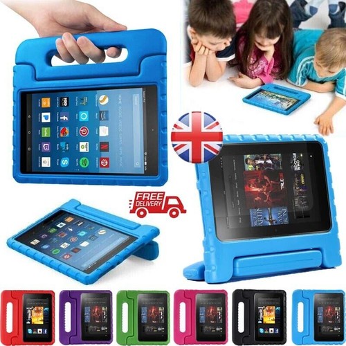 ShockProof EVA Handle Stand Cover Case Safe For Amazon Fire 7/HD 8/8 Plus/2024 - 第 1/14 張圖片