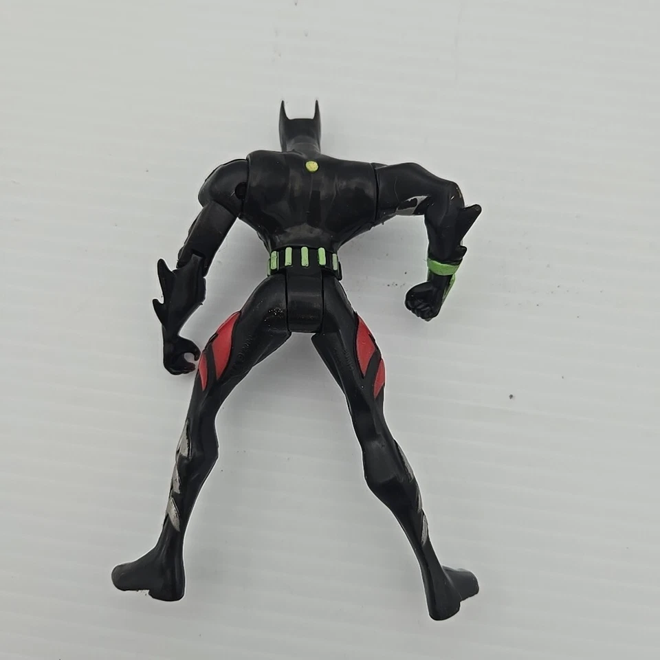Figura de acción vintage Batman Beyond Future Knight Hasbro negra 5" 2000 suelta Foto 2 de 2
