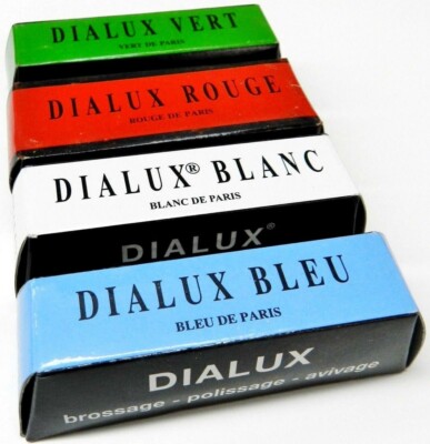 4 Bars Jewelers Rouge Polish Dialux French Jewelry Polishing Buffing Compound
