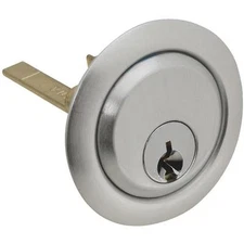 (3)-Prime-Line 5-Pin Brass Diecast Rim Cylinder Lock with Trim Ring N280768