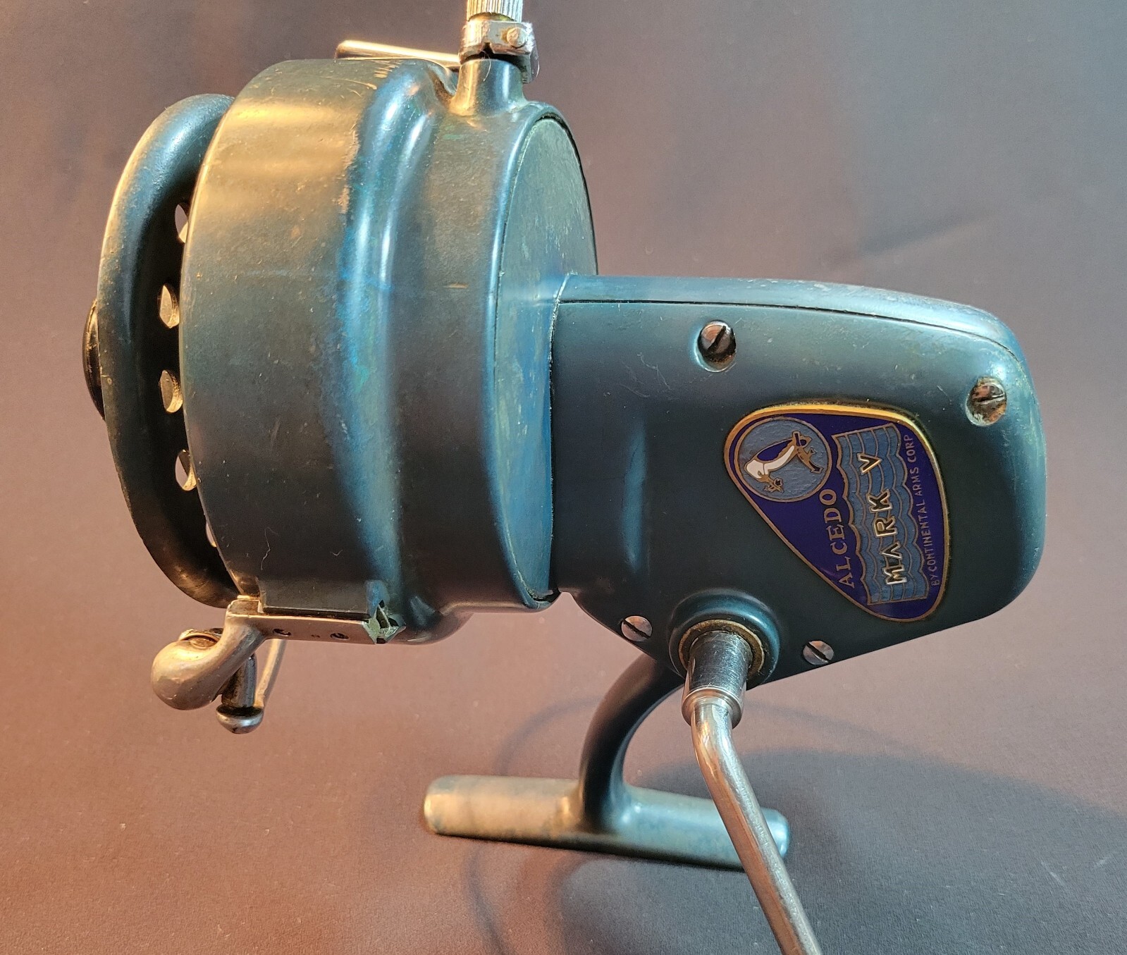 RARE Vintage Alcedo Mark V Spinning Reel Made in Italy eBay