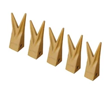 5 Backhoe Bucket CAT J200 Style Twin Tiger Rock Teeth, 1U3202WTL, 135-8208