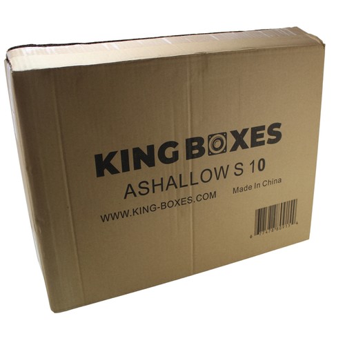 King Boxen 10 Zoll Single flach versiegelt Lautsprecher Gehäuse Box KG-ASHALLOWS10 - Bild 5 von 5
