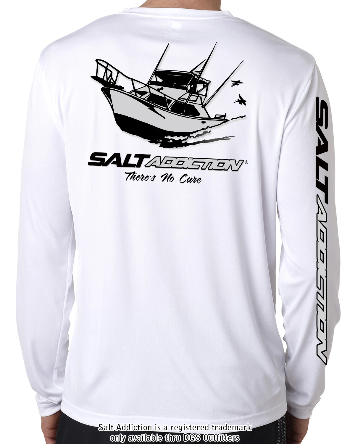 Salt Addiction t shirt long sleeve performance fishing moisture wicking uv50+