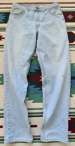 Levi's VINTAGE 554 Jeans XX 100% Cotton Distress Made In USA Men's 36 X 36  | eBay