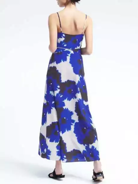 Paneled maxi dress banana republic cheap