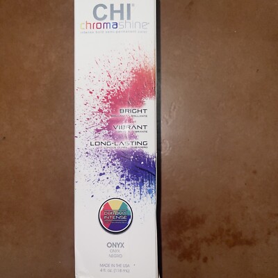 CHI Chromashine Semi-Permanent Hair Color - Onyx - 4 oz